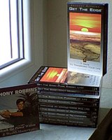 Get The Edge, Anthony Robbins,  10 CDs, 1 VHS in Ramstein, Germany